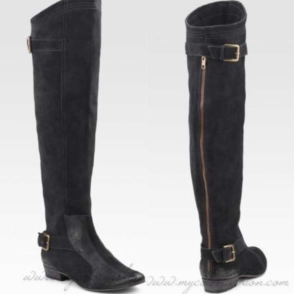 Joie So Many Roads Suede Over the Knee Boots Sz 5.5-6 US